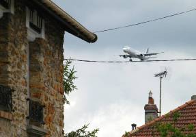 Atterrissage au dessus de Villeuneuve le Roi